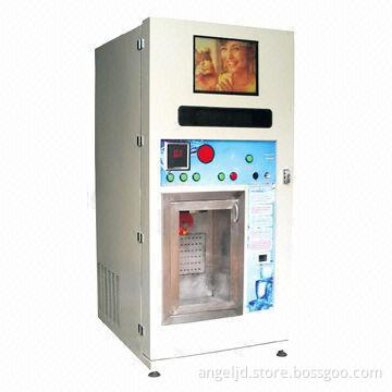 Automatic Ice Vendor with Perfect Purification, Paper Money and Coin Accepted, Change Dispenser